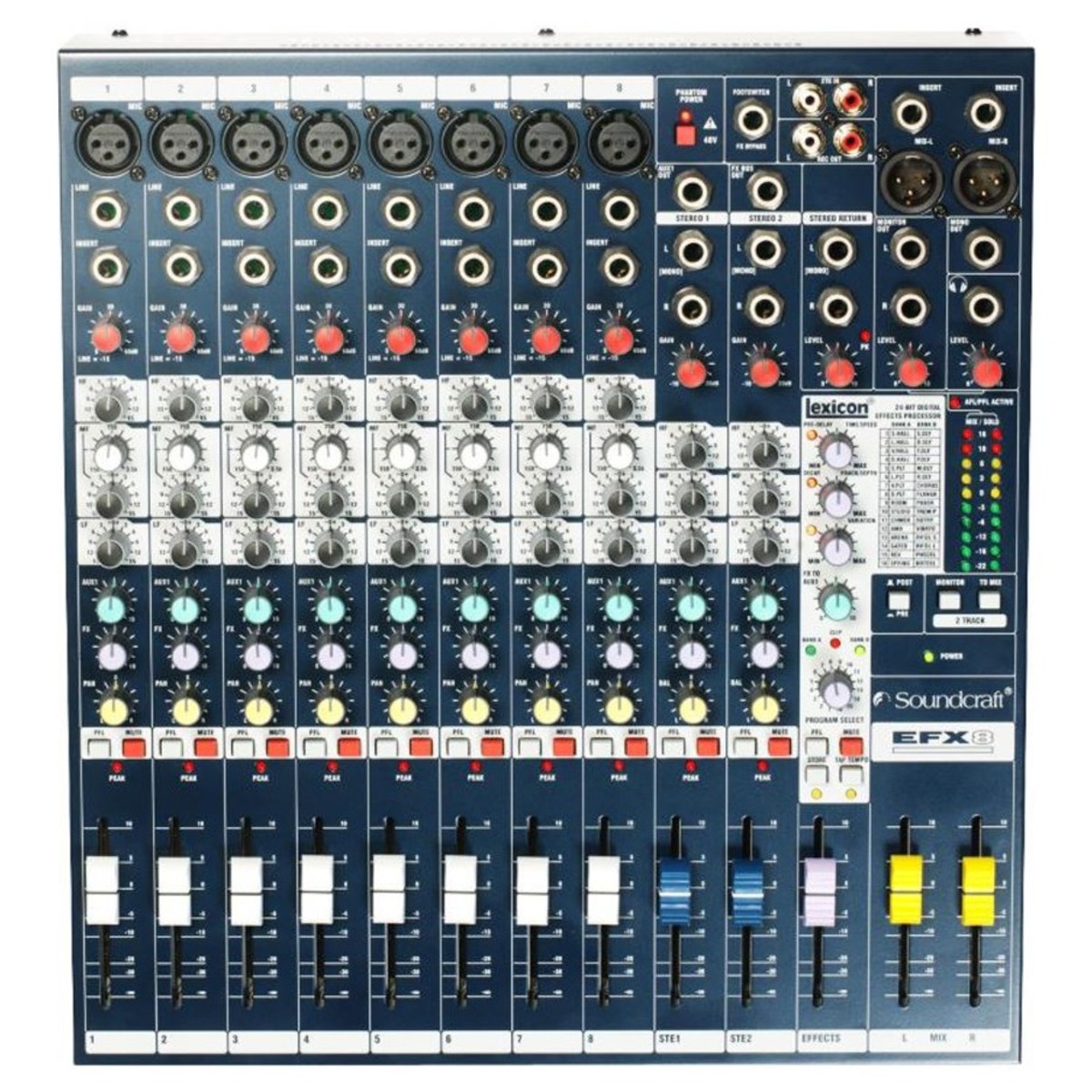 Soundcraft EFX8 Mixer mit Lexicon FX