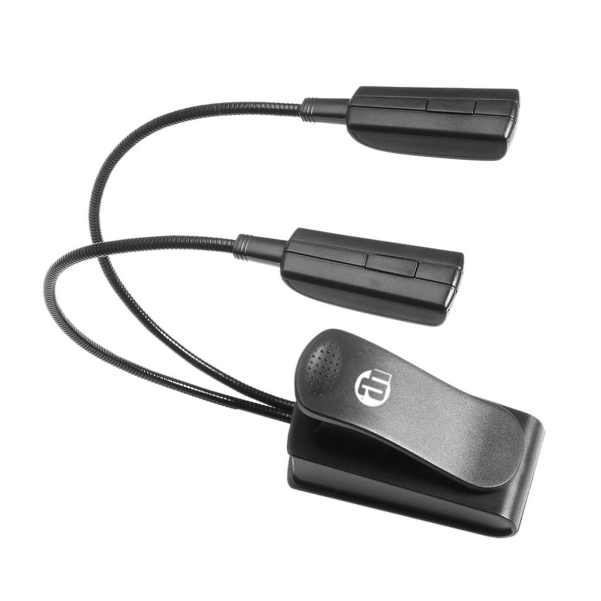 Adam Hall SLED 2 Pro Doppelte Schwanenhals-LED-Notenpultleuchte schwarz