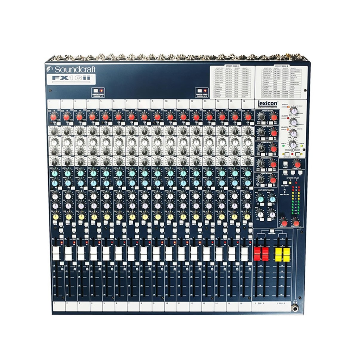 Soundcraft FX16ii 16-Kanal-Mixer mit Effekte