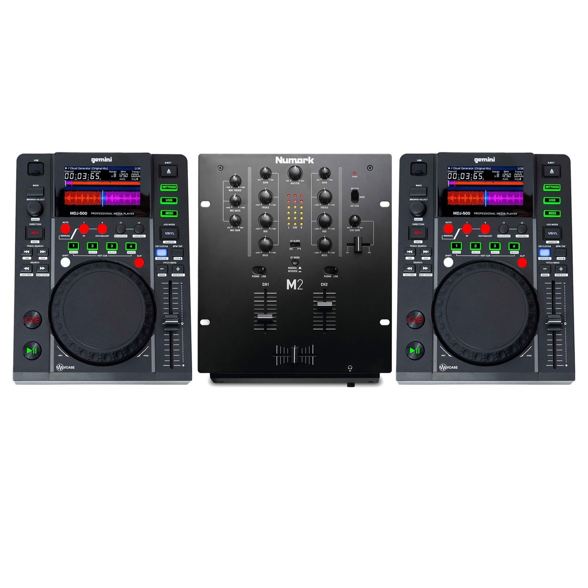 Gemini MDJ-500 und Numark M2 Bundle