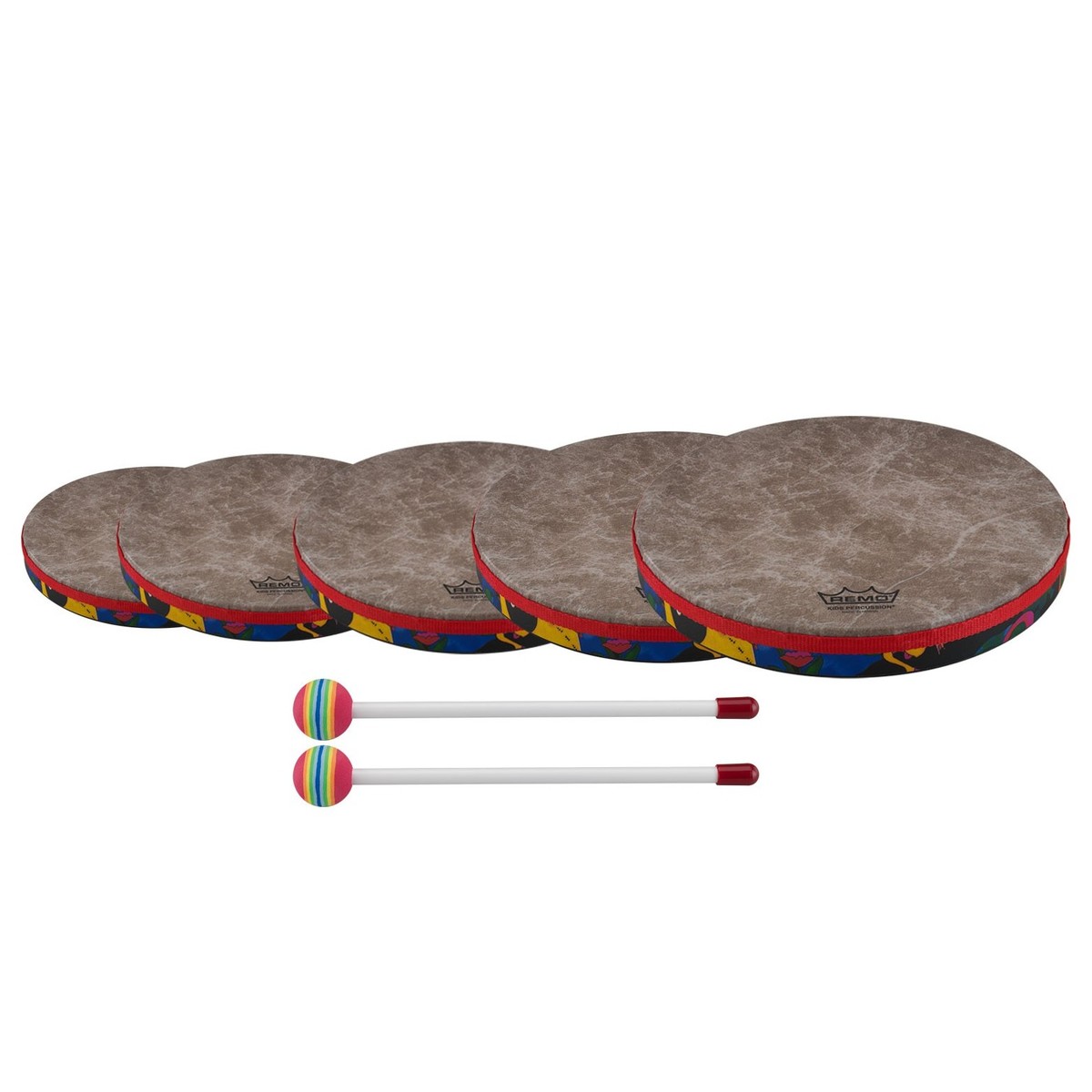 Remo Kids Hand Drums Set 6 8 10 12 bis 14
