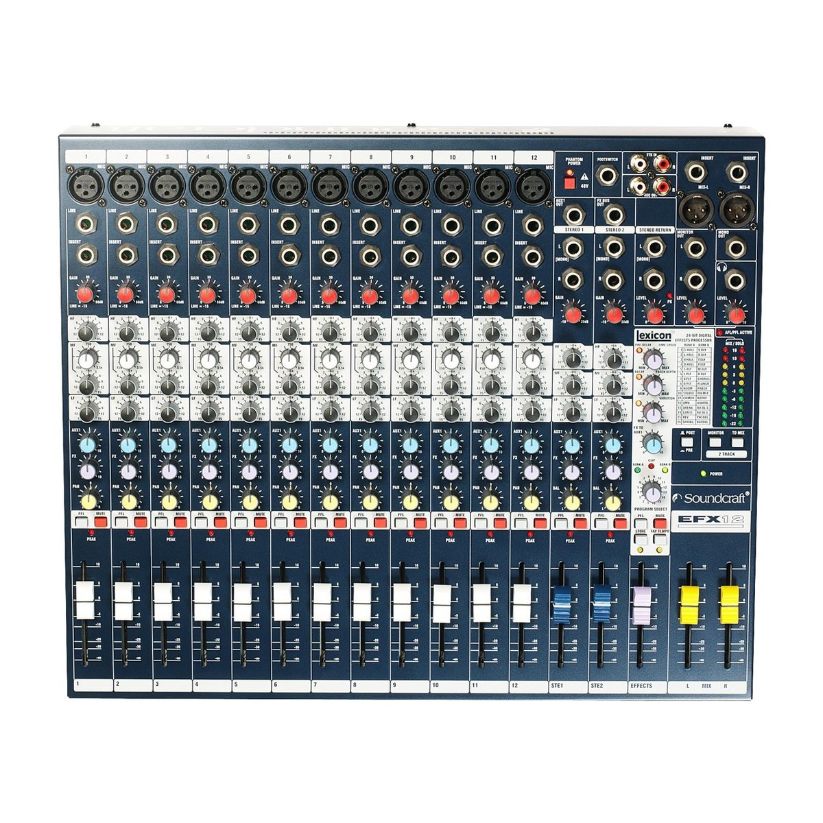 Soundcraft EFX12 Mischpult mit Lexicon FX