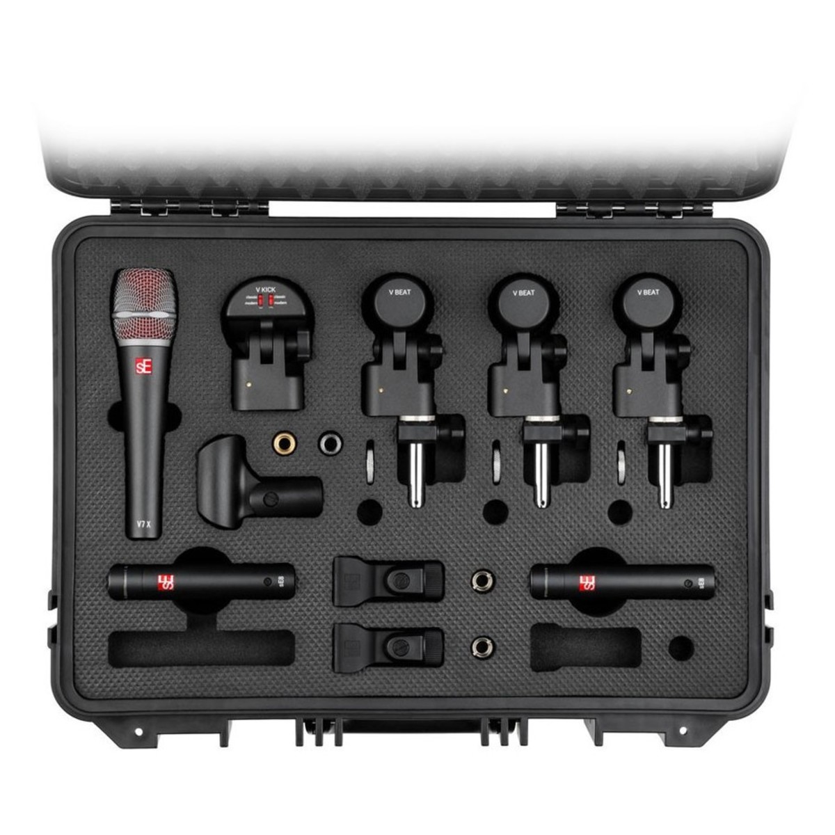 sE Electronics V Pack Arena 7-teiliges Schlagzeug-Mikrofonset