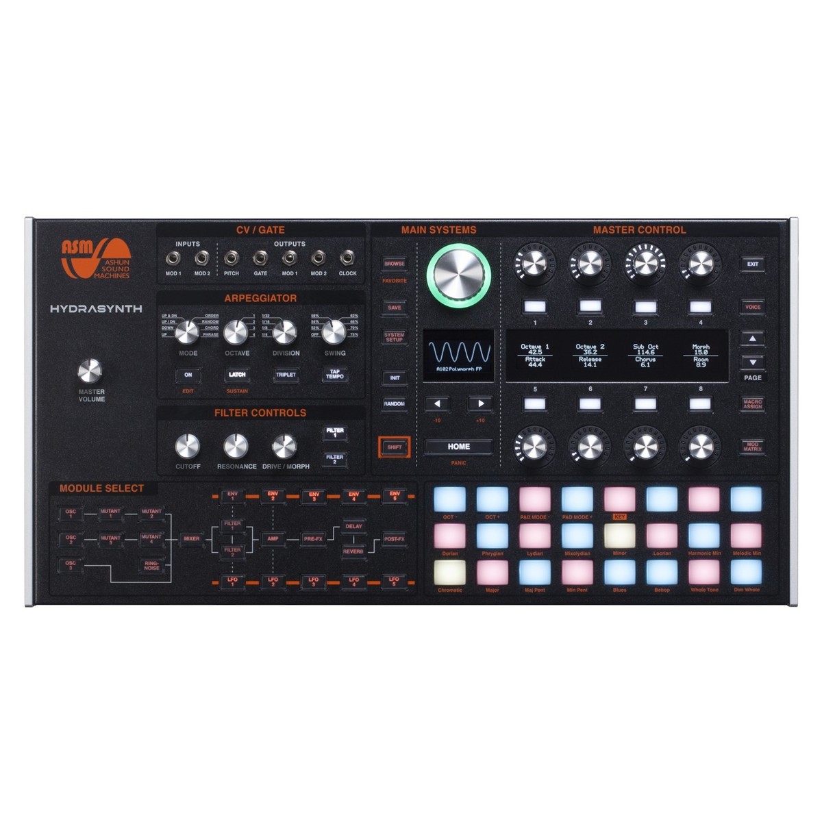 ASM Hydrasynth Digital Wave Morphing Synthesizer Desktop