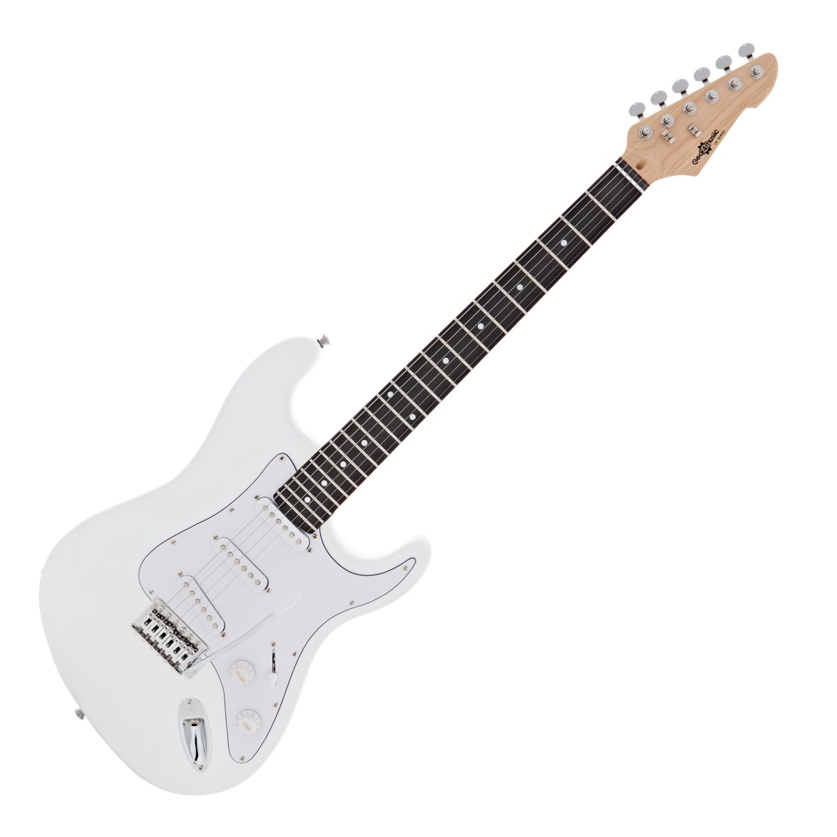 LA E-Gitarre von Gear4music Weiß