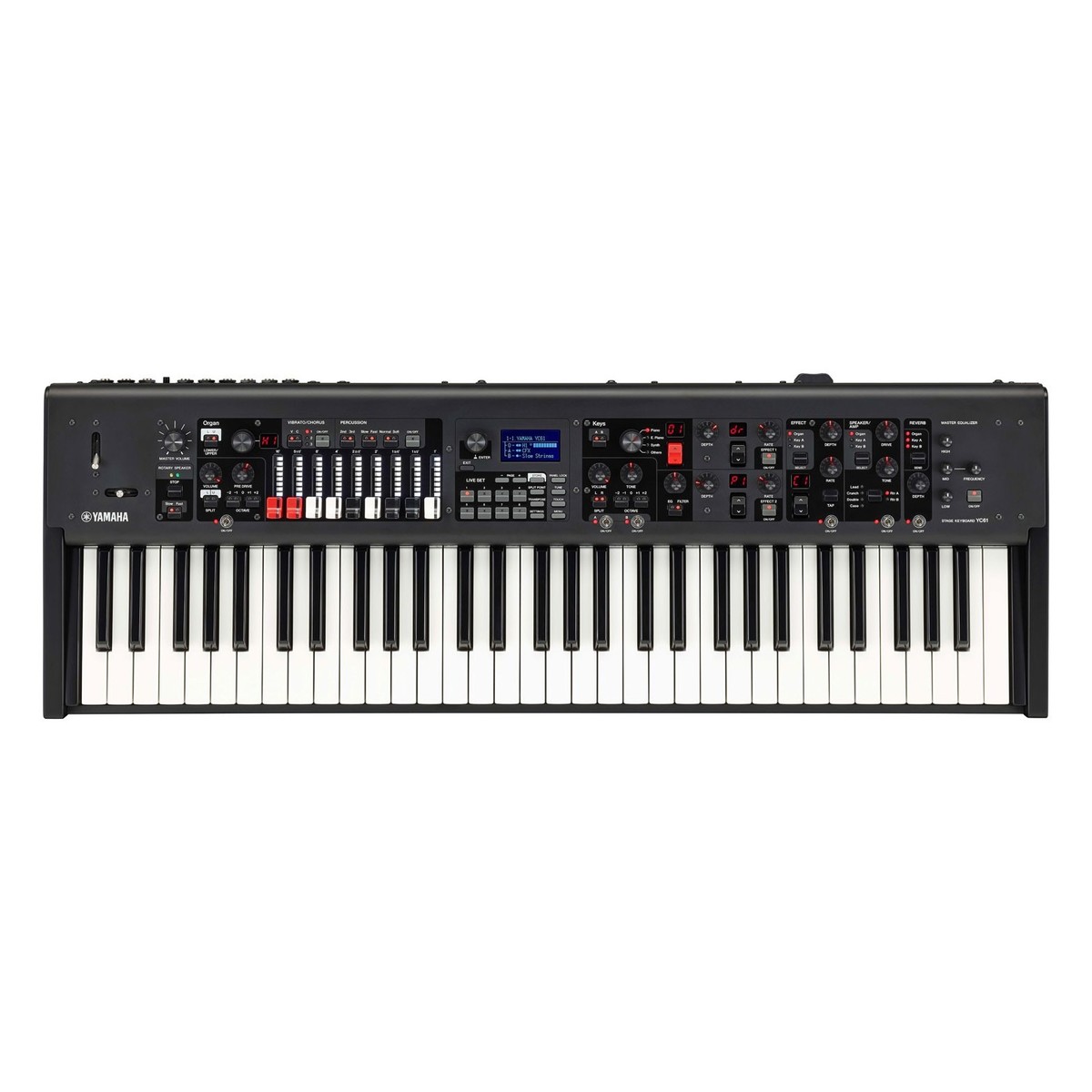 Yamaha YC61 Digitales Keyboard mit Zugriegeln