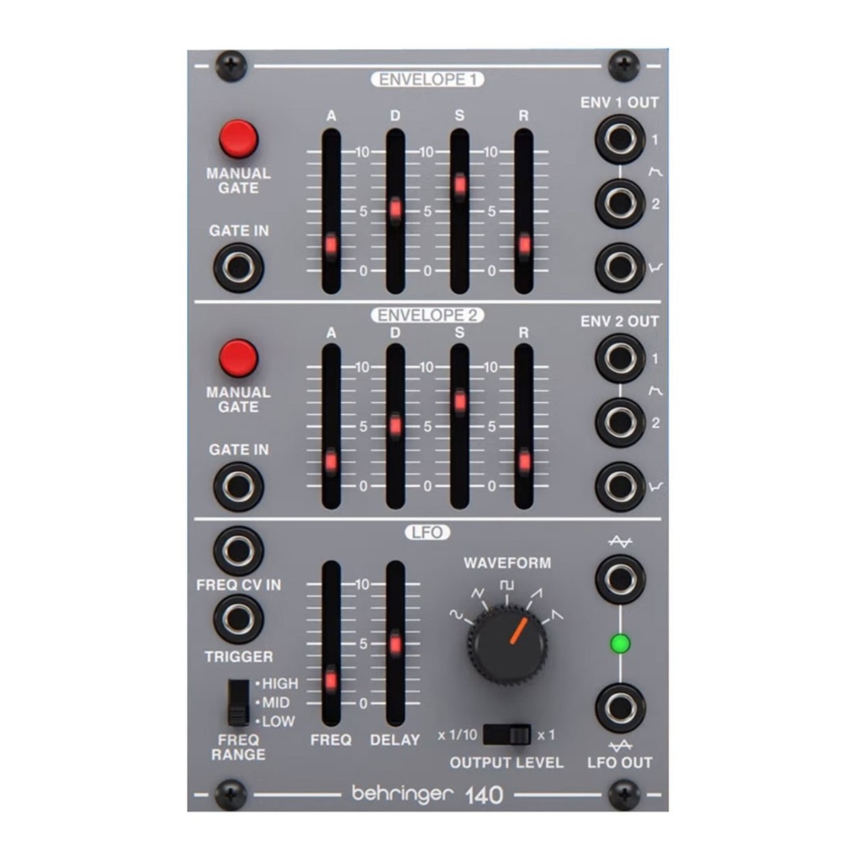 Behringer System 100 – 140 Dual Envelope-Modul