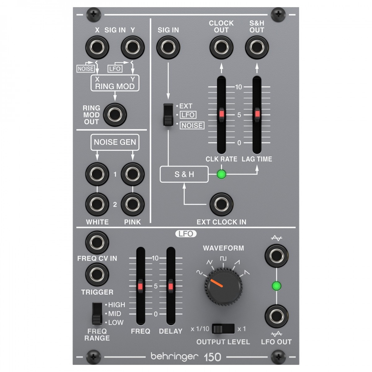 Behringer System 100 – 150 Ring Mod/Noise/S&H/LFO-Modul