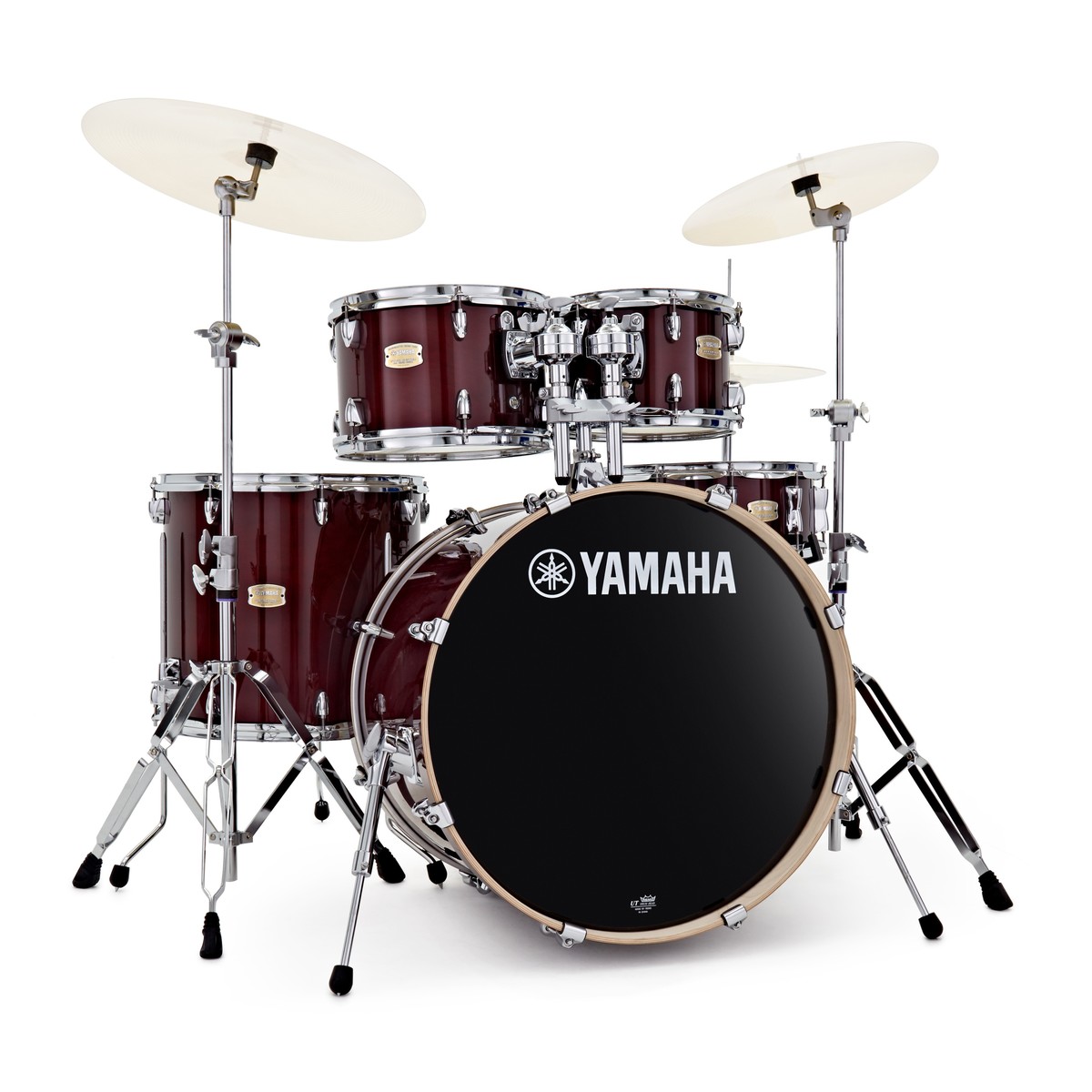 Yamaha Stage Custom 22' 5-tlg. Kesselsatz mit Hardware Cranberry Red