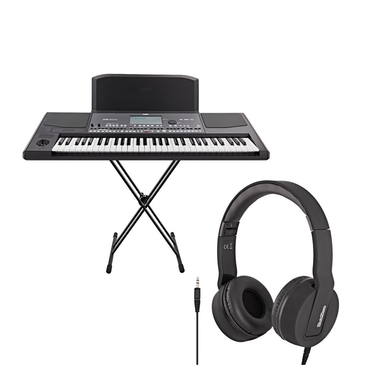 Korg Pa600 Professionelles Arranger-Keyboard Paket