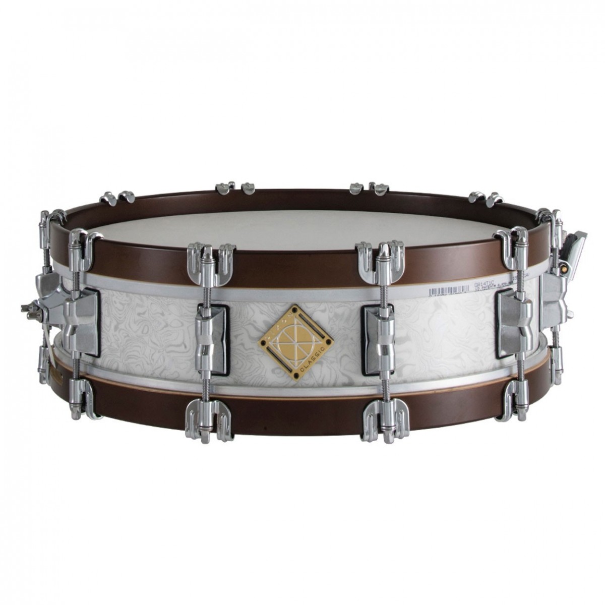 Dixon Drums 14 x 35 Classic Series Sub Zero Ahorn m/Ahorn Hoops