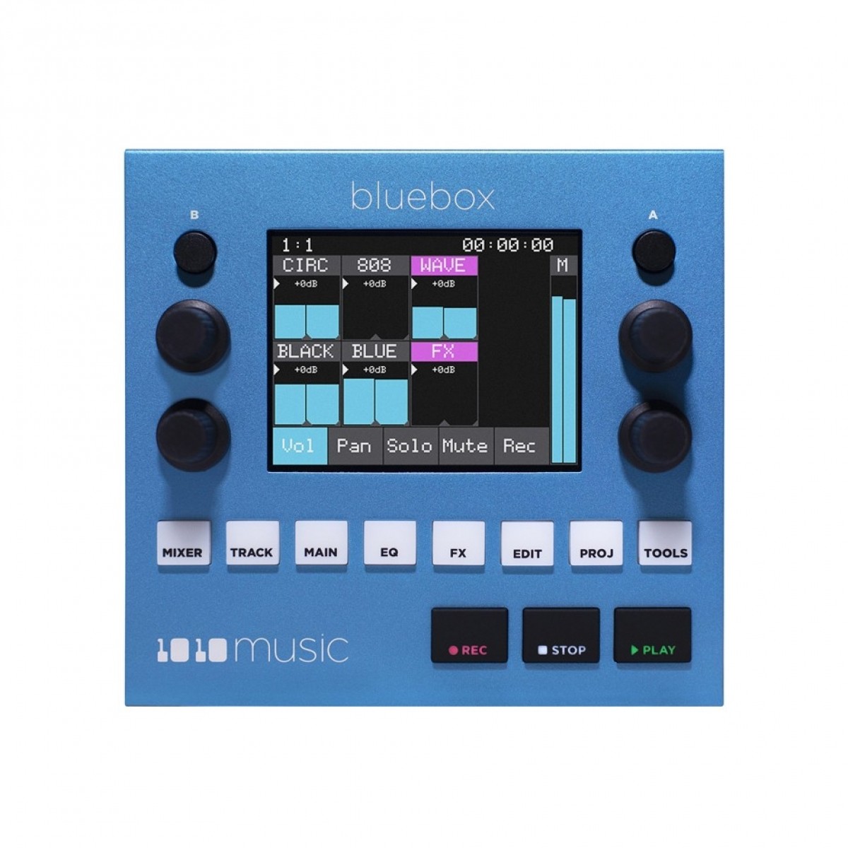 1010music Bluebox Kompaktes digitales Mischpult und Aufnahmegerät