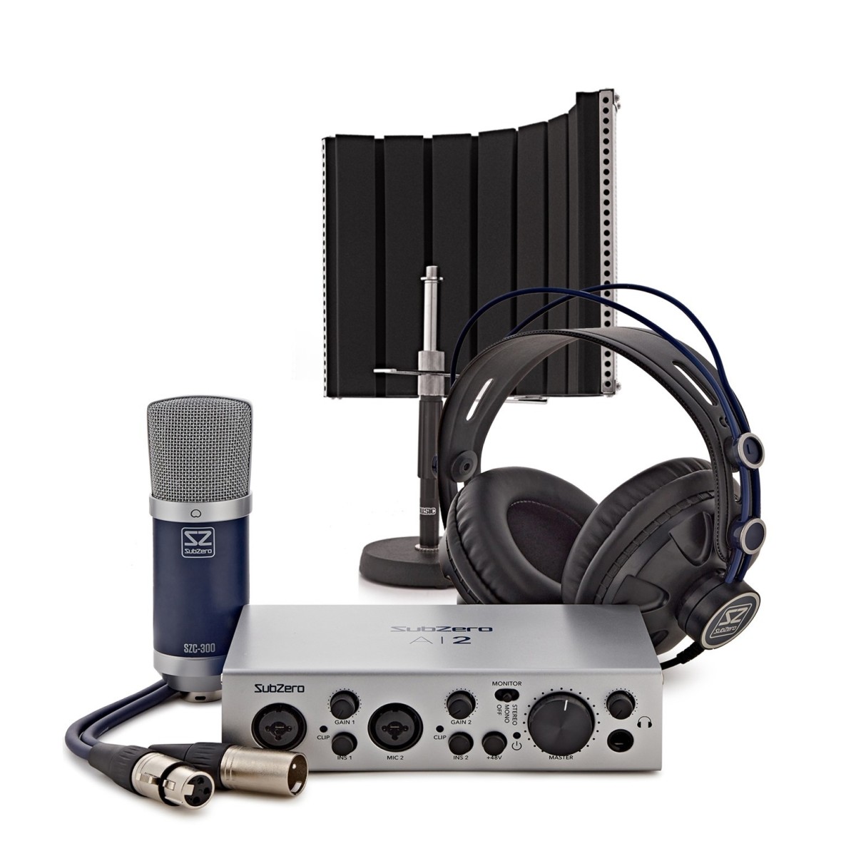 SubZero BASE-2 Desktop-Homerecording-Set