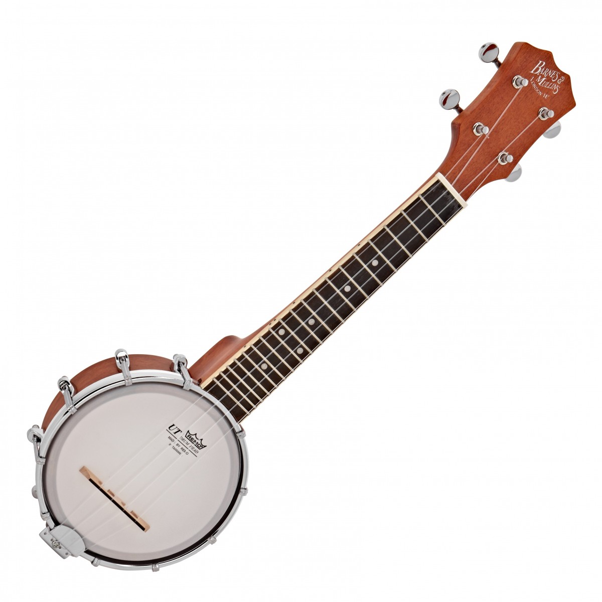 Barnes & Mullins UBJ2 Ukulele im Banjo-Stil Open Back
