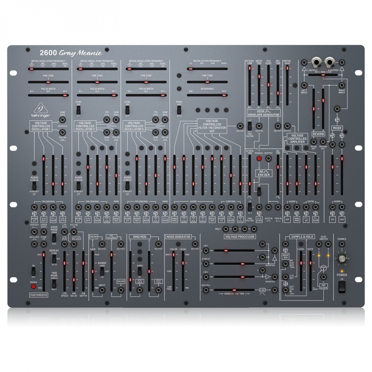 Behringer 2600 Analoger Synthesizer Gray Meanie