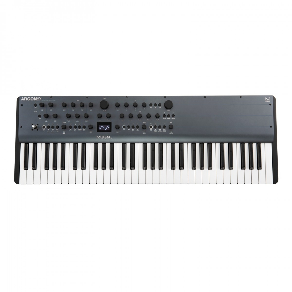 Modal Argon 8X Achtstimmig polyphoner Wavetable-Synthesizer mit 61 Tasten