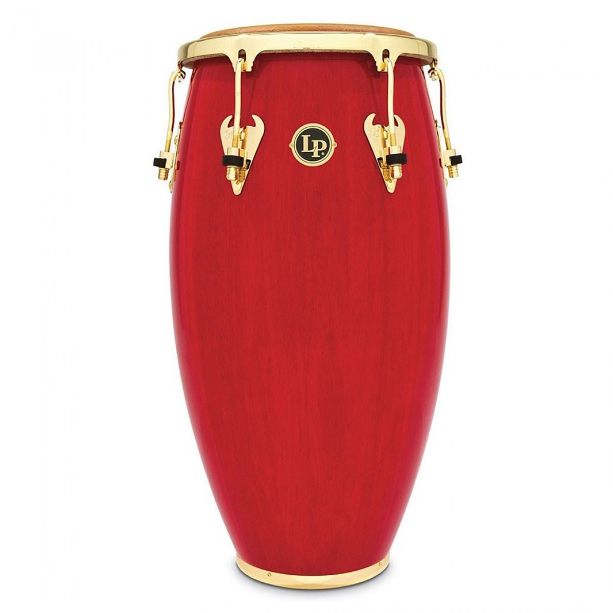 LP Matador Holz 11 3/4 Conga Rot Gold Hardware