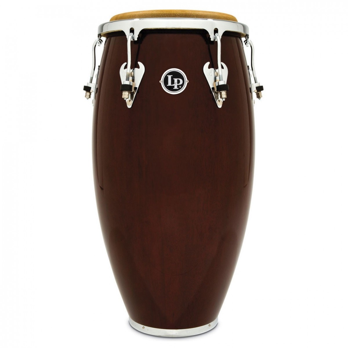 LP Matador Holz 11 3/4 Conga Dark Brown Chrom Hardware