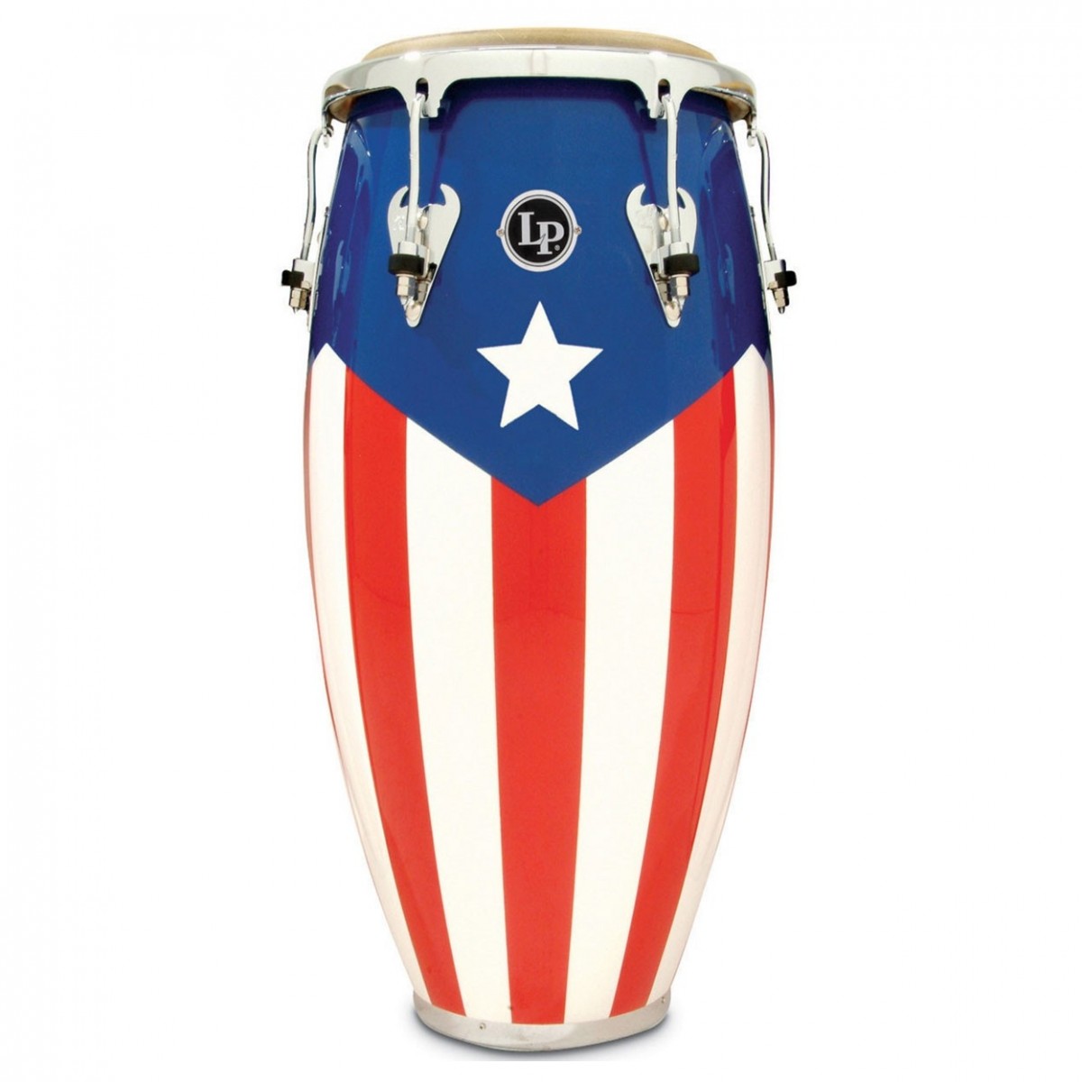 LP Matador Holz 11 Quinto PR Flagge Chrom Hardware