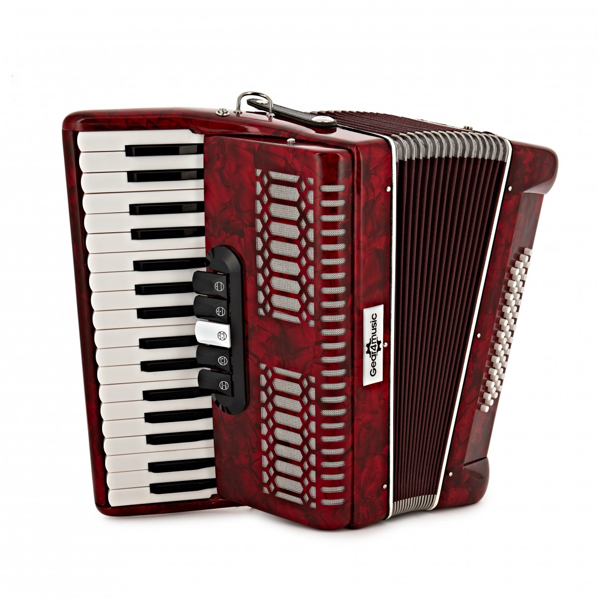Deluxe-Akkordeon von Gear4music 48 Bässe