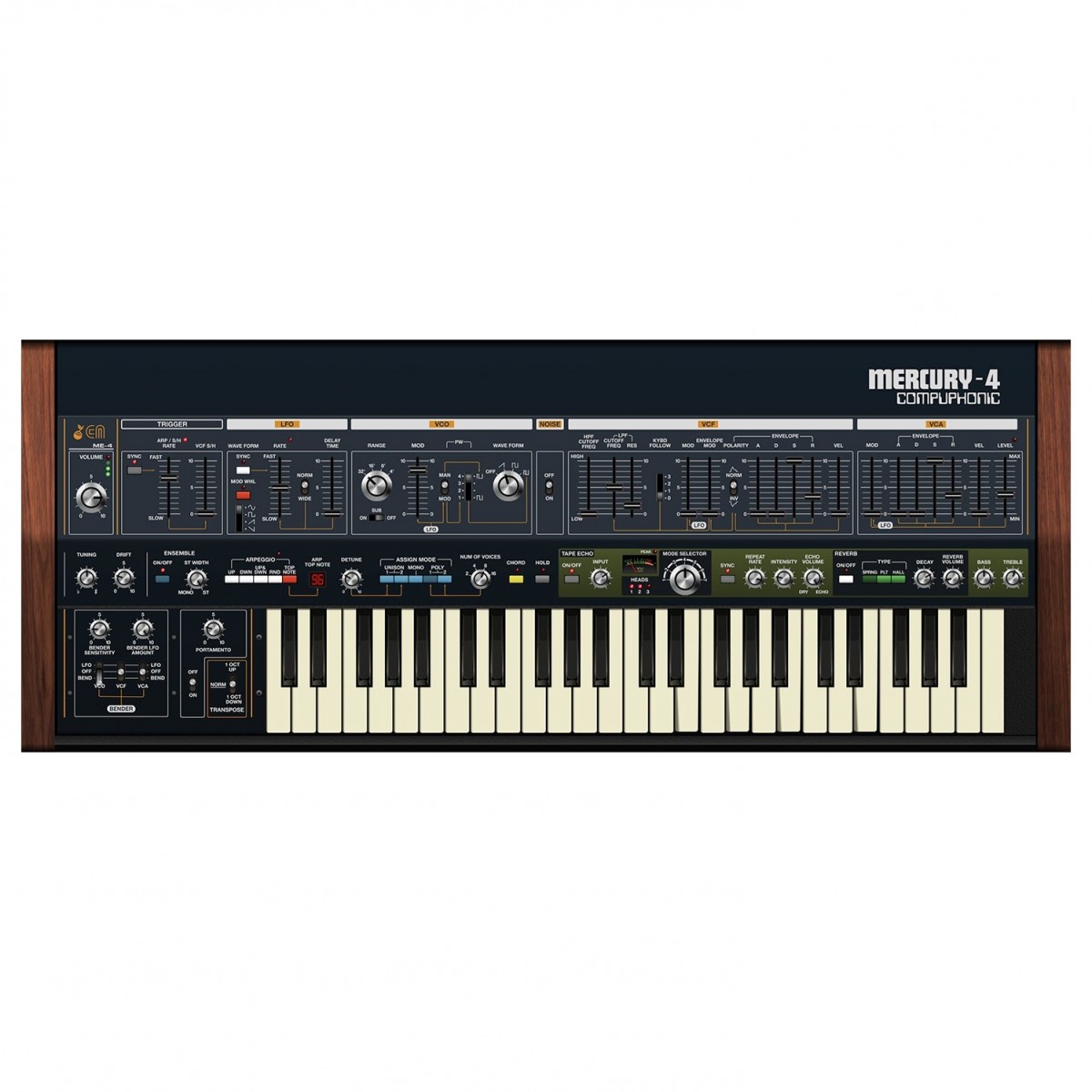 Cherry Audio Mercury-4 Synthesizer-Plugin