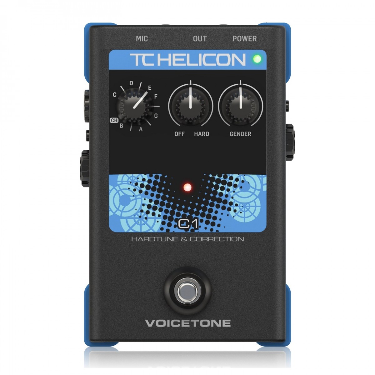 TC Helicon VoiceTone C1 Hardtune und Korrektur-Gesang-Prozessor