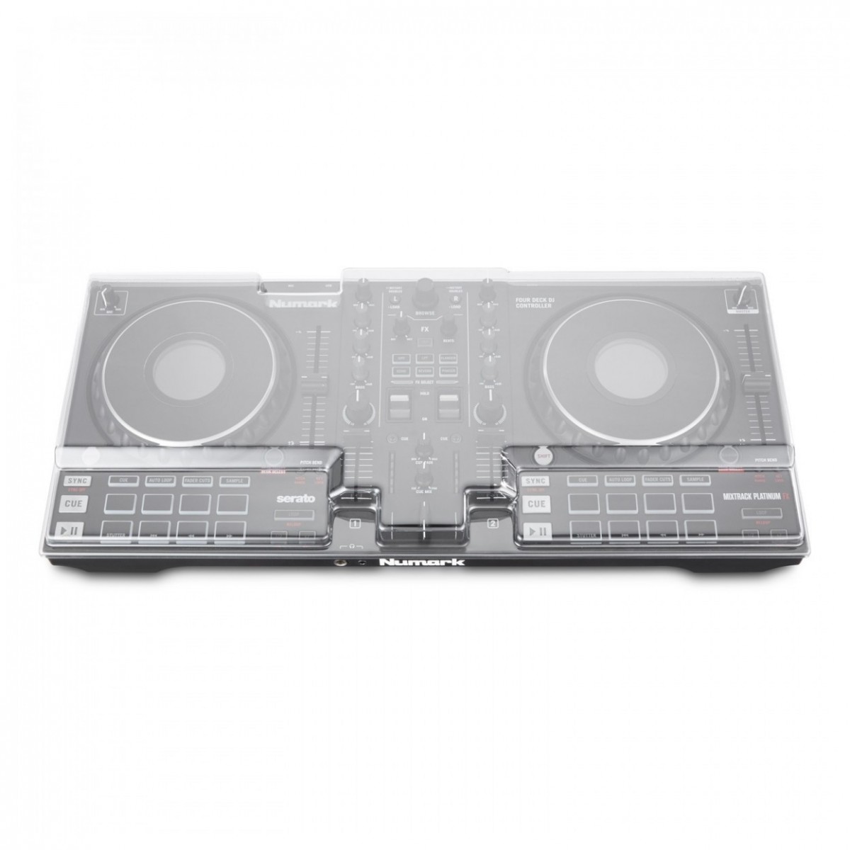 Numark Mixtrack Pro FX DJ Controller mit Decksaver Abdeckung