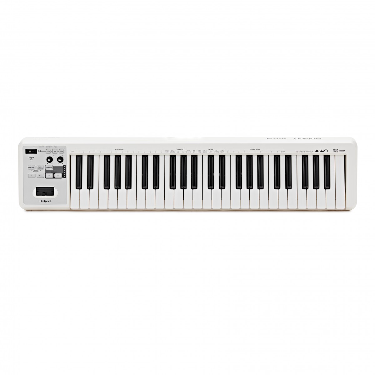 Roland A-49 MIDI Keyboard Controller Weiß