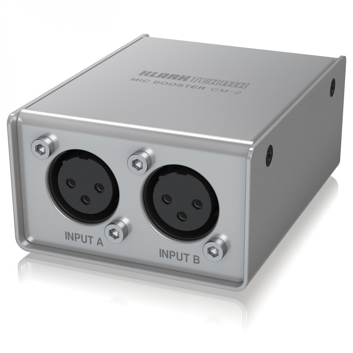 Klark Teknik MIC BOOSTER CM-2 2-Kanal-Verstärker für dynamische Mikrofone