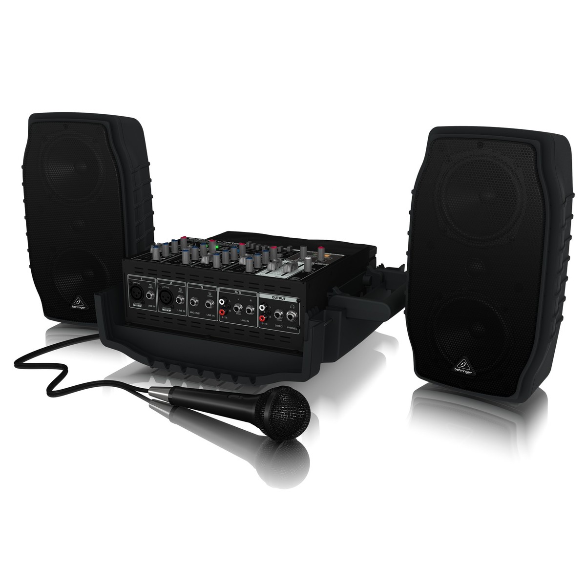Behringer PPA200 Mobiles 5-Kanal-PA-System