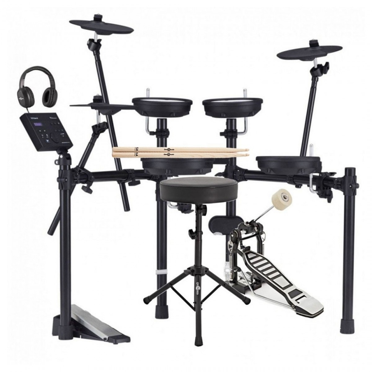 Roland TD-07DMK V-Drums E-Drum-Kit mit Zubehörpaket