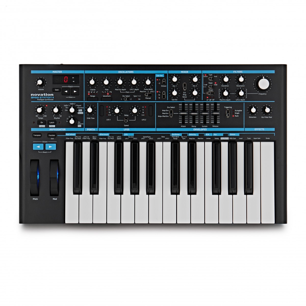 Novation Bass Station II analoger monophoner Synthesizer