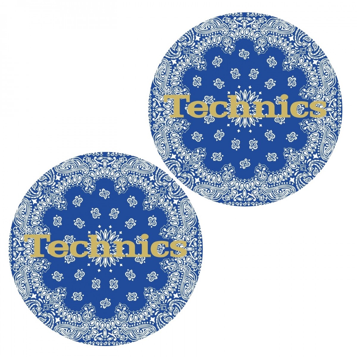 Technics Slipmat Bandana 2 Blau
