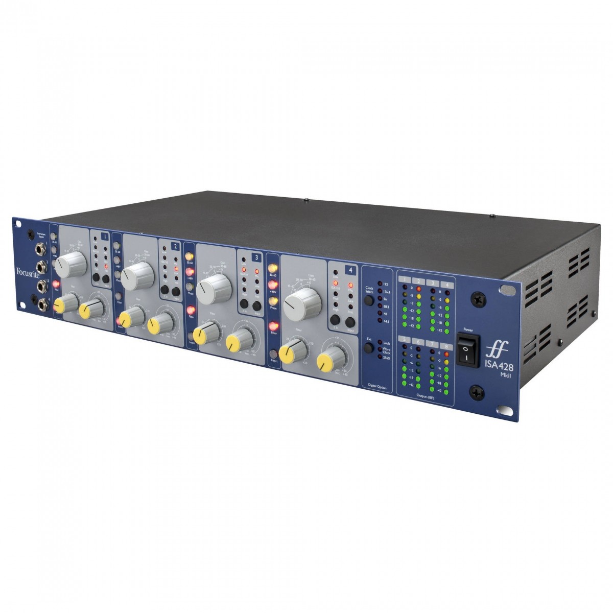 Focusrite ISA428 MkII 4 Channel Pre-Pack Pre-Amp
