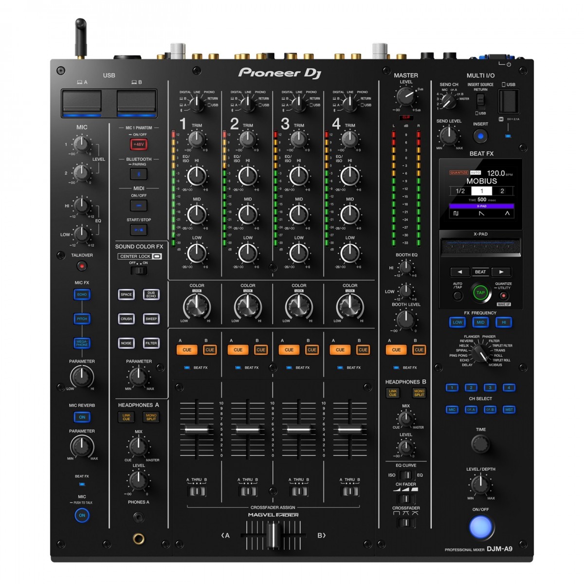 Pioneer DJ DJM-A9 4-Kanal DJ-Mixer