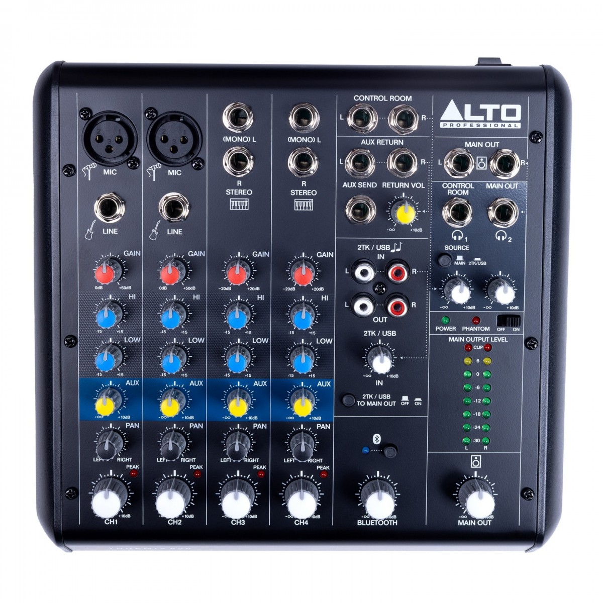 Alto Professional TRUEMIX 600 6-Kanal-Mischpult mit USB und Bluetooth