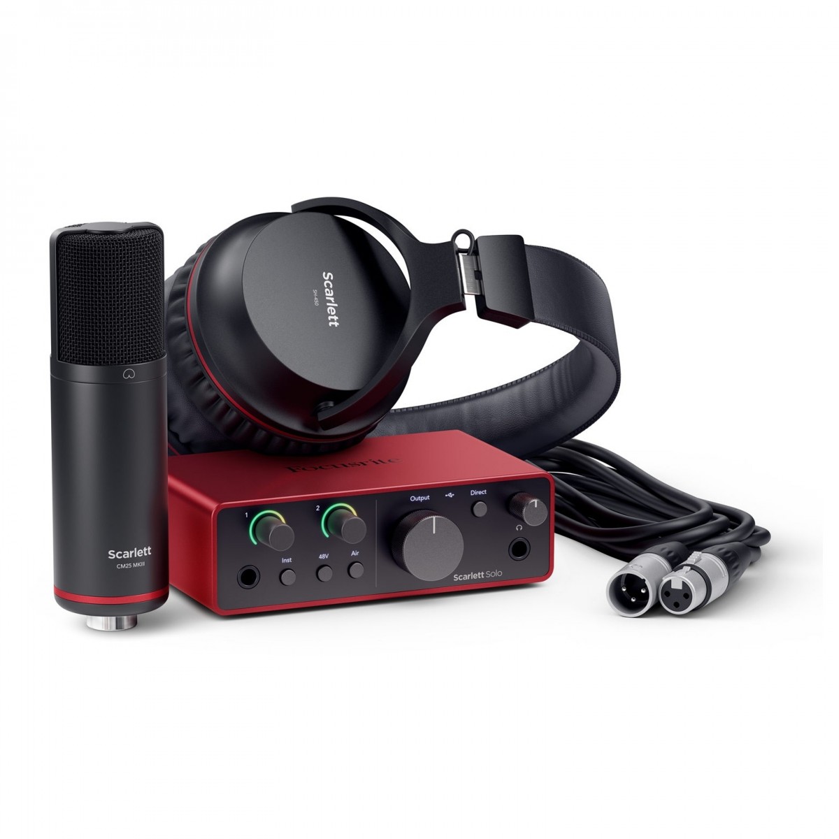 Focusrite Scarlett Solo Studio 4th Gen Recording-Bundle
