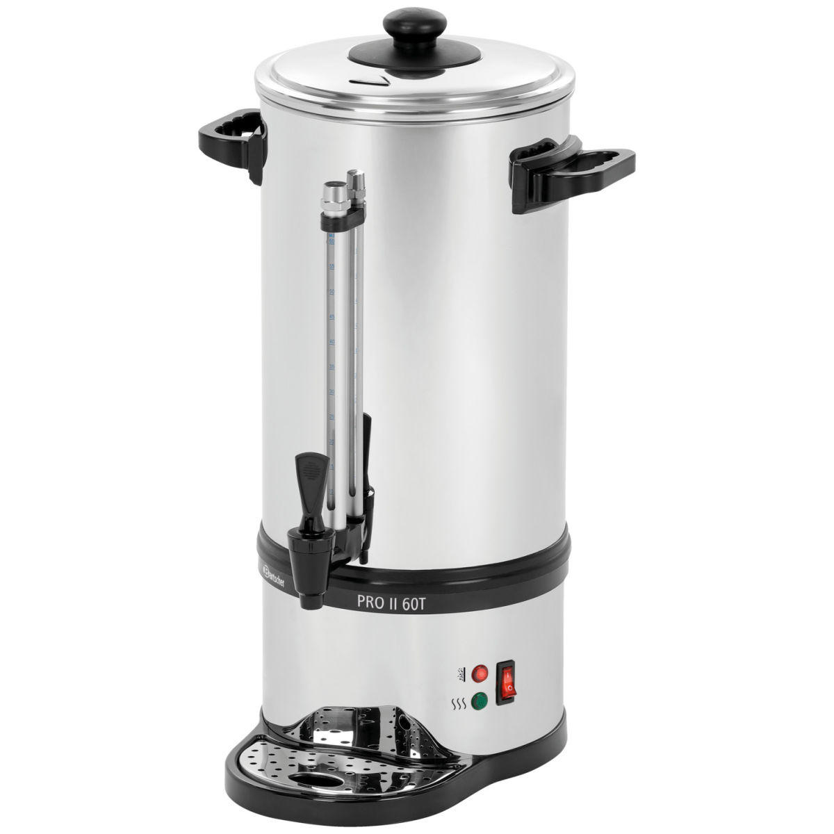 Bartscher Kaffeemaschine Bartscher PRO II 60T; 9 l, 31x54x32 cm (BxHxT); silber