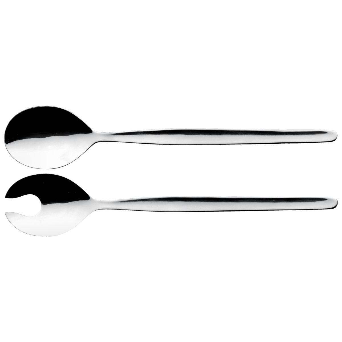 PULSIVA Salatbesteck Palermo 2-teilig; 26.2 cm (L); silber, Griff silber