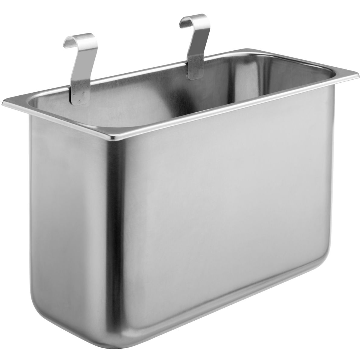 VEGA Abfallbehälter Serve für Servierwagen; 21000 ml, 20x42x25 cm (BxTxH); silber