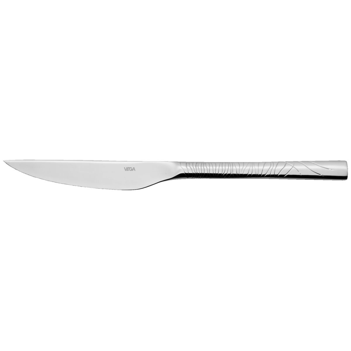 VEGA Pizza-/Steakmesser Monastir; 22.5 cm (L); silber, Griff silber; 12 Stück / Pack