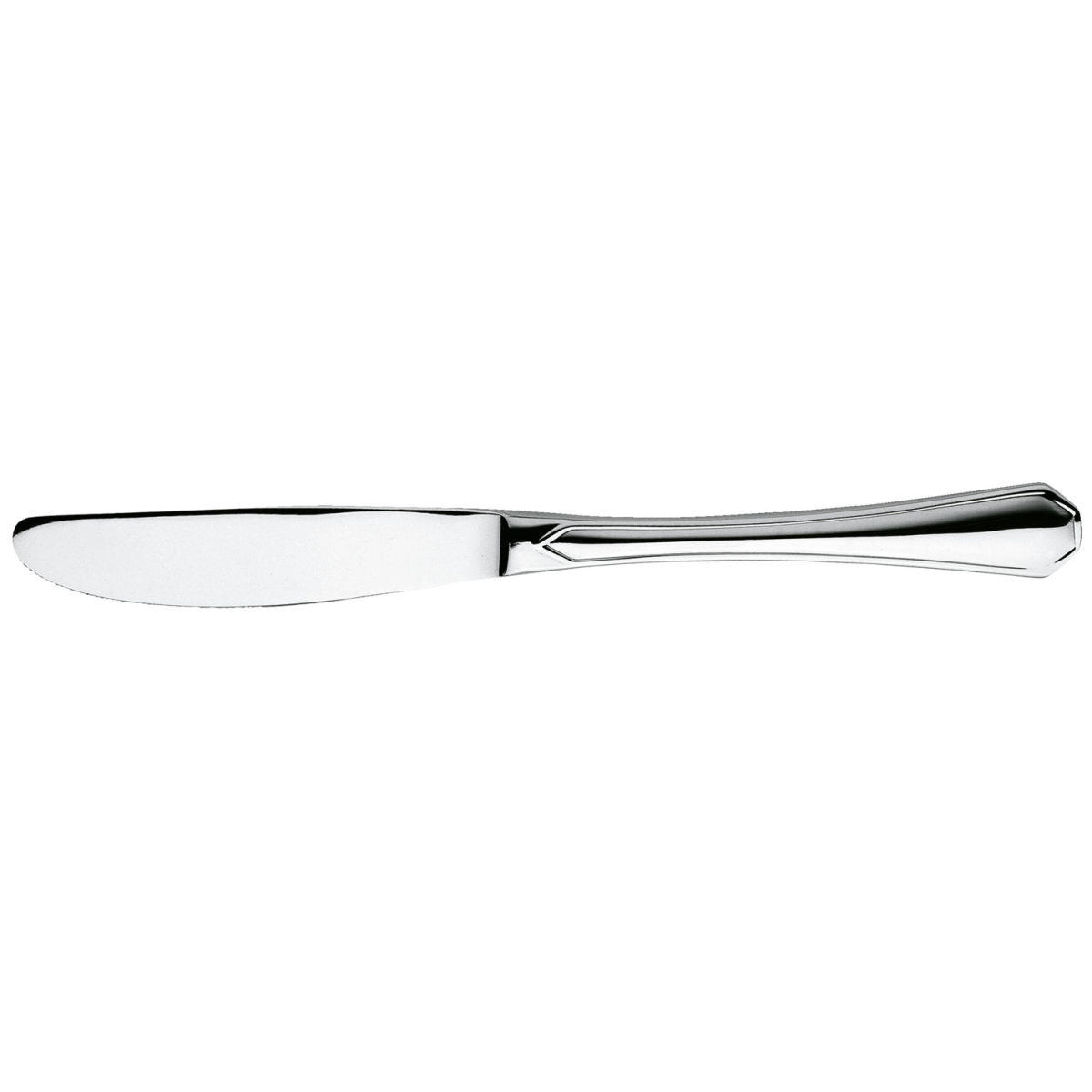 PULSIVA Menümesser Tunis Basic; 22.1 cm (L); silber, Griff silber; 12 Stück / Pack