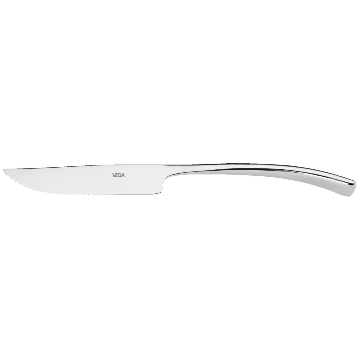 VEGA Pizza-/Steakmesser Controverse; 23.2 cm (L); silber, Griff silber; 12 Stück / Pack