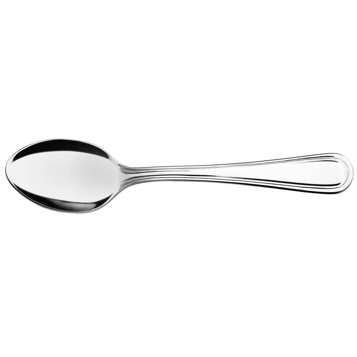 VEGA Mokka-/Espressolöffel San Remo; 11.7 cm (L); silber, Griff silber; 12 Stück / Pack