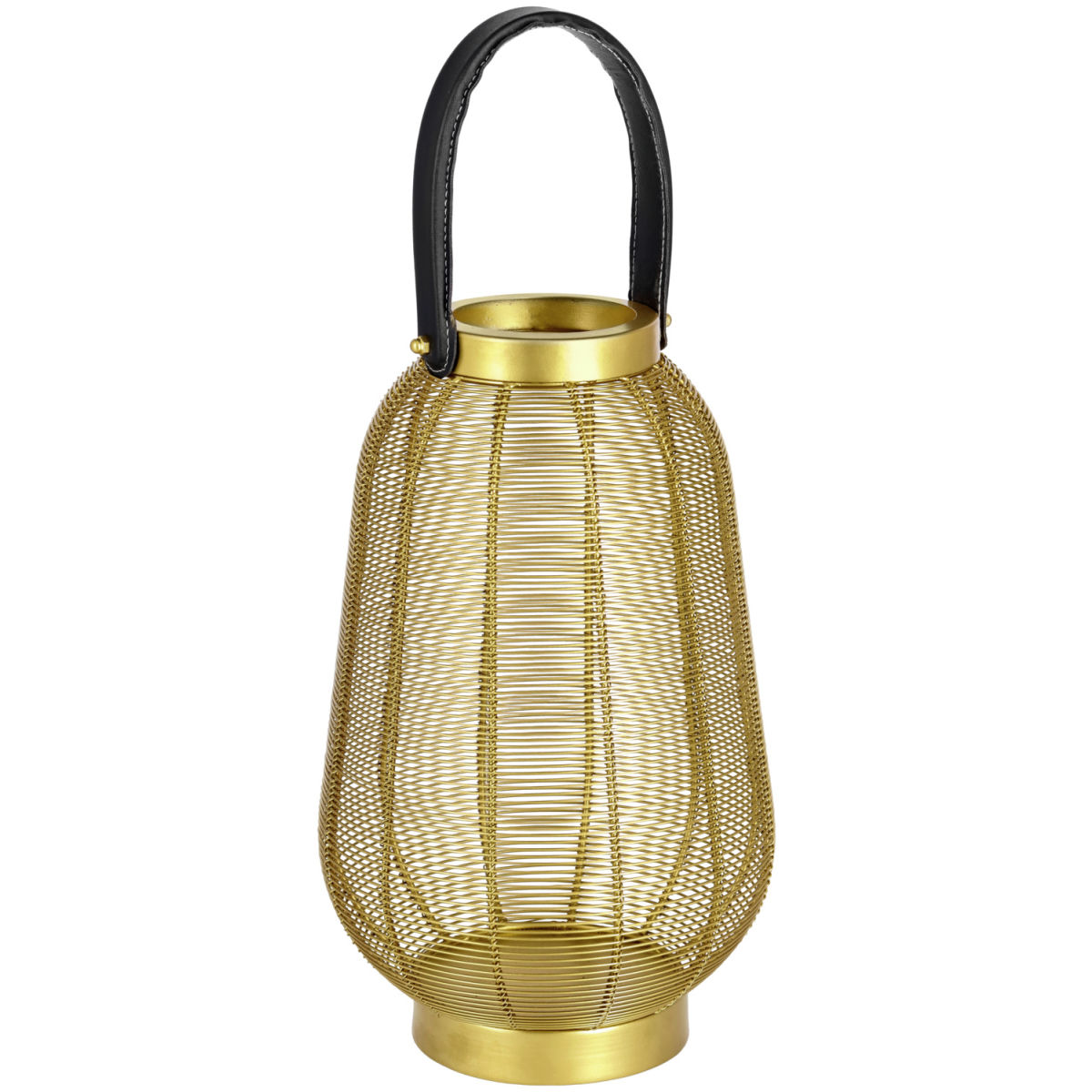 Laterne Airin S; 25x43 cm (ØxH); gold