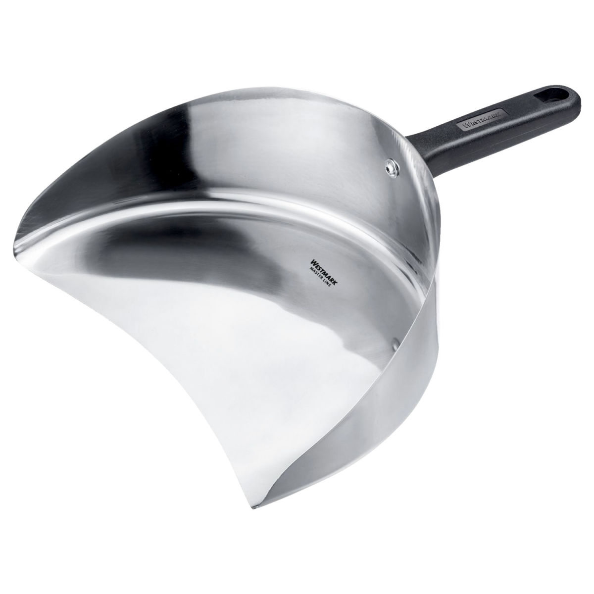 Westmark Döner-/Gyros-Schaufel Master Line; 31x28.5x9.2 cm (LxBxH); silber/schwarz