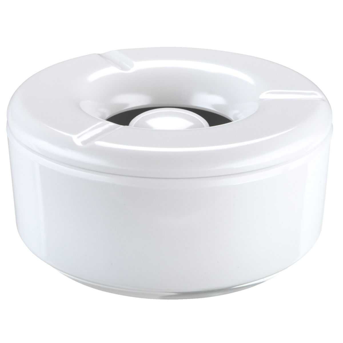 APS Aschenbecher Mel; 0.52 l, 11.5x5 cm (ØxH); weiß; rund