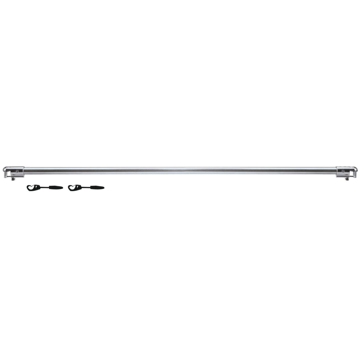PULSIVA Fixierungsset Sichtschutz Gain; 118.5x2.5x2.5 cm (LxHxØ); silber