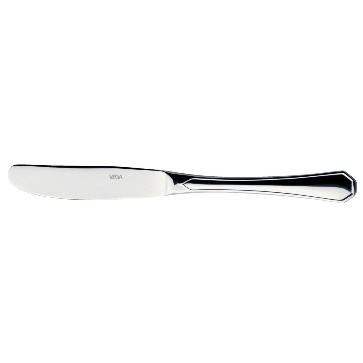 VEGA Buttermesser Tunis; 17.5 cm (L); silber, Griff silber; 12 Stück / Pack