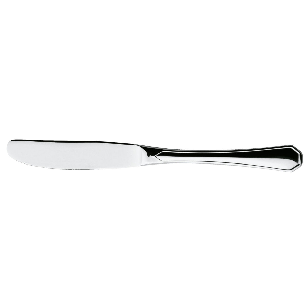 PULSIVA Buttermesser Tunis Basic; 17.3 cm (L); silber, Griff silber; 12 Stück / Pack